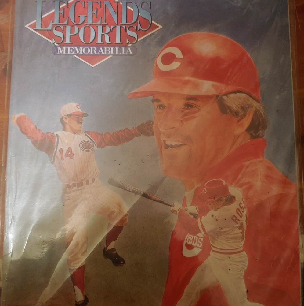 Vintage Legends Sports Memorabilia Magazine 1992 Pete Rose